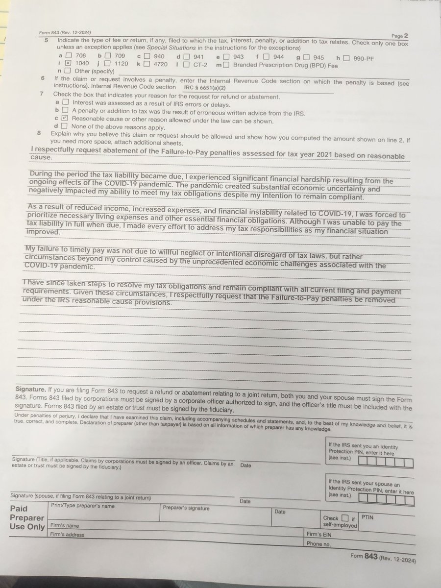 Timthetaxguy's tweet photo. Ooops - Forgot to add the second page - (Sorry, I'm new here and haven't figured out how to add to an original post) https://t.co/nFt1qqPJel