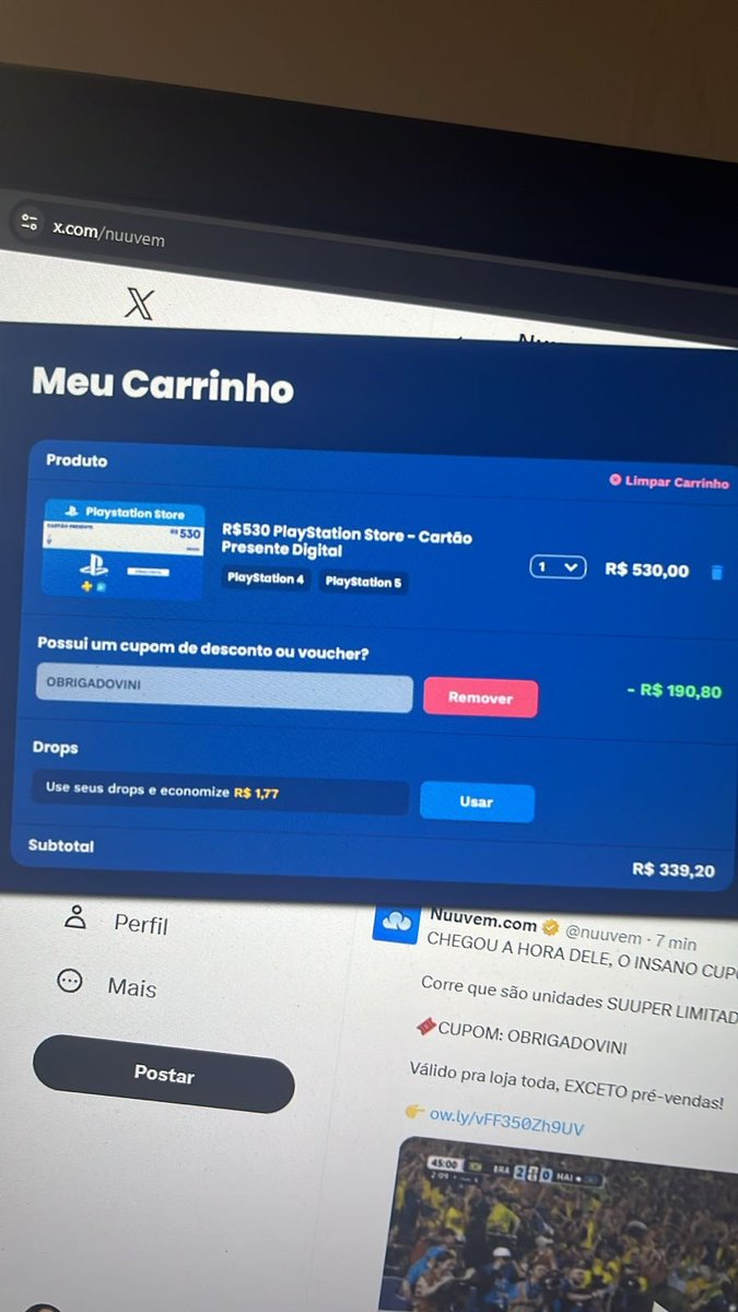 eroalexandre's tweet photo. @nuuvem @nuuvem eu tentei pagar agora, tentei as 13h e não consegui. Eu juro que vou até o fim nisso se vocês não me derem esse cupom. Eu cliquei em "finalizar pedido e o site caiu" https://t.co/nomGP9jADT