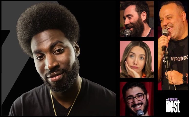 comedynest's tweet photo. This is how we Thursday! (full disclosure, it's similar to how we Friday) Catch Canada's Got Talent's Sterling Scott plus great guests! 8pm (to 9:30), info/tix: https://t.co/RZIhlCDs4F https://t.co/YU4WlFkSmP