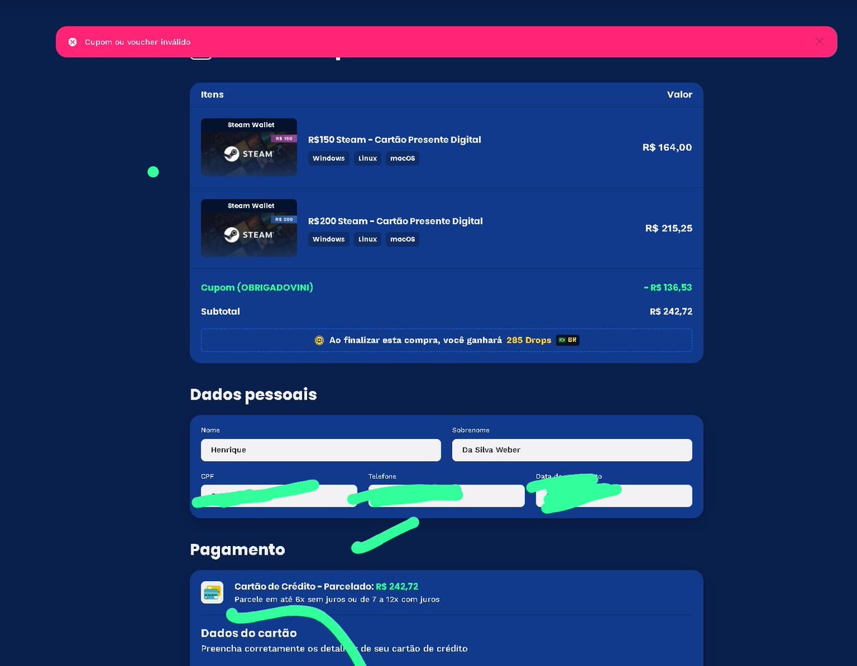 hweber1993's tweet photo. @nuuvem Site travou tanto que não consegui finalizar a compra...isso depois de conseguir aplicar o cupom.... https://t.co/QulpSGdhbR
