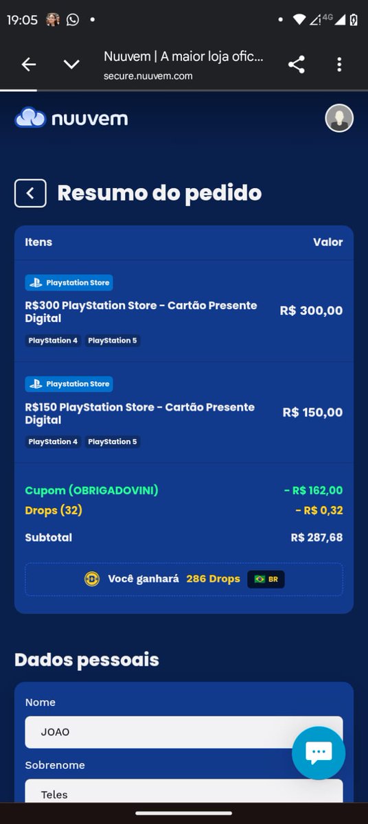 JotinhaDoTeles's tweet photo. @nuuvem Não é justo @nuuvem, prometeram um site estável para lançar o cupom  e mesmo assim, eu consigo aplicar o cupom mas o site trava pra ir na parte final do pagamento, me forçando a perder meu uso do cupom. É errado, entrem em contato e resolvam isso agora. https://t.co/4KwphZUSBg