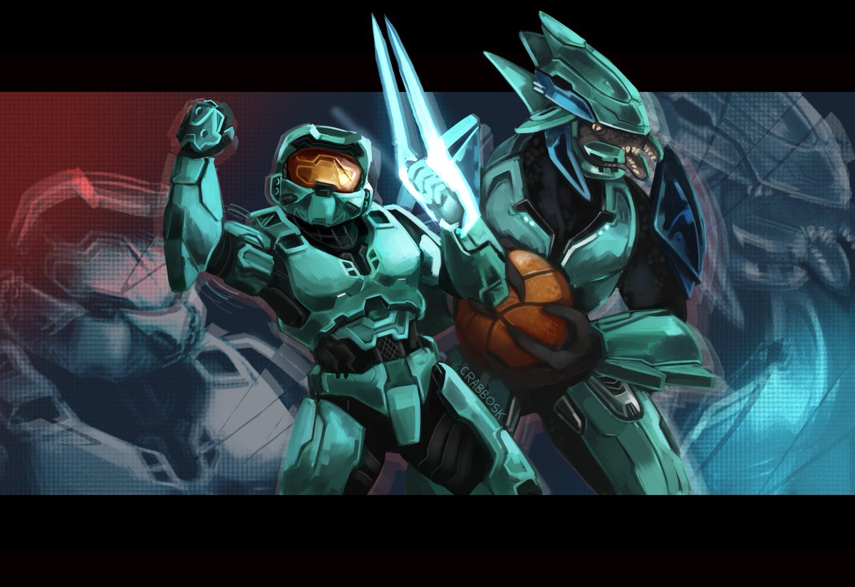 Crabbosk's tweet photo. "It aren't that hard."

#redvsblue #rvb #HaloSpotlight https://t.co/o9mtoGhWv7