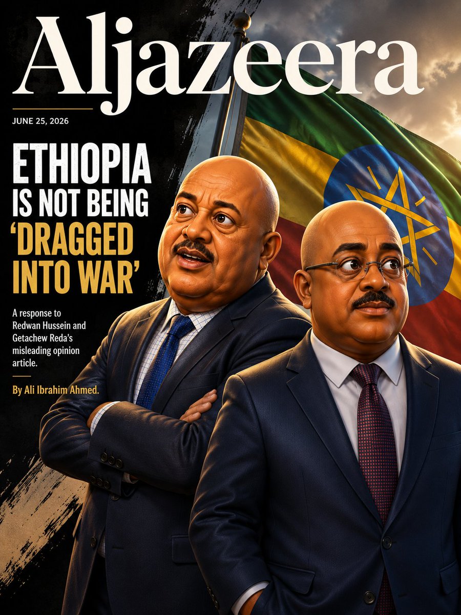 Meconneno's tweet photo. #Ethiopia Is Not Being 'Dragged Into War' A detailed response to #RedwanHussein and #GetachewReda's misleading opinion article, examining the facts, challenging inaccurate claims, and presenting a different perspective on Ethiopia's role in the current regional security and geopolitical landscape.
By Ali Ibrahim Ahmed.
Read more 👇
https://t.co/zo7cQoBWZK
#Eritrea #Sudan #Kenya #Somlia #Djibouti