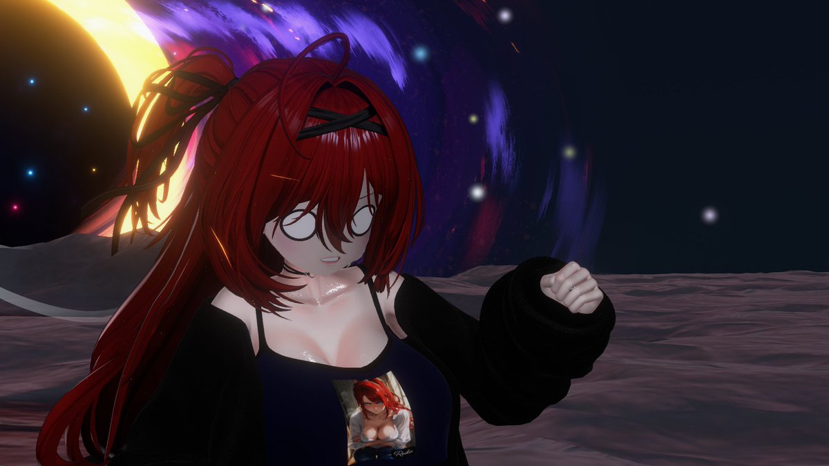 RenRazReika's tweet photo. Well... Whatever Reika and the other person was talking about clearly didn't end well...
#vrchat https://t.co/P70uinhpbG