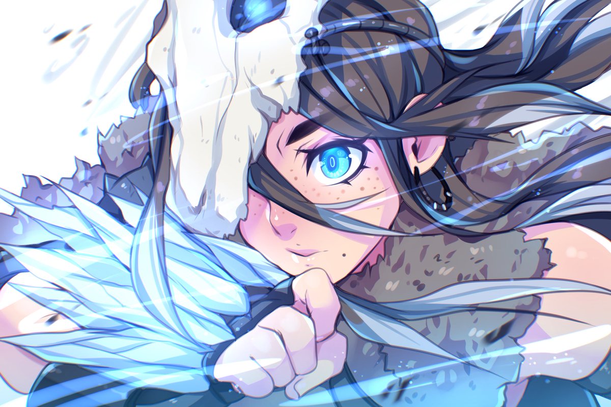 CrevettaVT's tweet photo. Caithe (my OC) 🐺🪭 https://t.co/56Xxwd5QTK