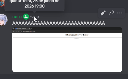 neru_fake's tweet photo. @nuuvem Boa noite querida @nuuvem , como um cliente de longa data, gostaria de pedir que NUNCA MAIS façam uma promo/cupom a esse estilo, como podem ver pelo meu print frustrado do discord, nem tentando pagar no mesmo segundo que o cupom saiu, não importou, o site caiu.  Grato! https://t.co/U2maqNHOUk