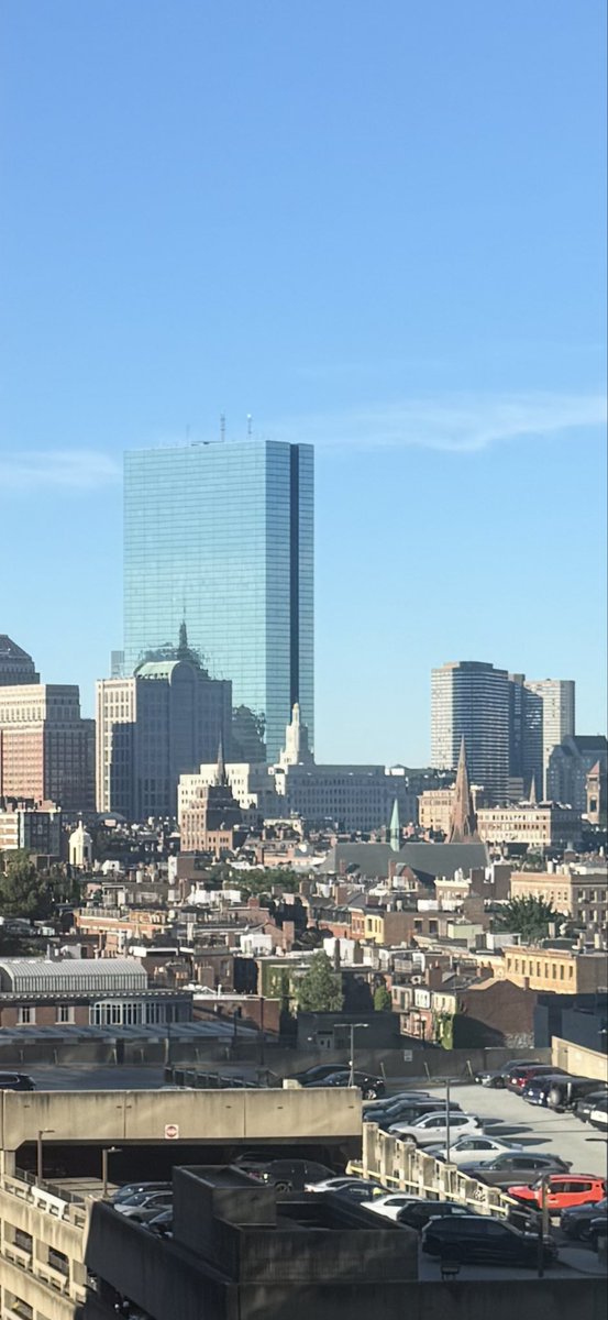 Tinman17's tweet photo. 13 Days at Mass General and I’m headed home! Not a bad view from my room that’s the reward for living in their ER hallway. https://t.co/fKQbs598f1