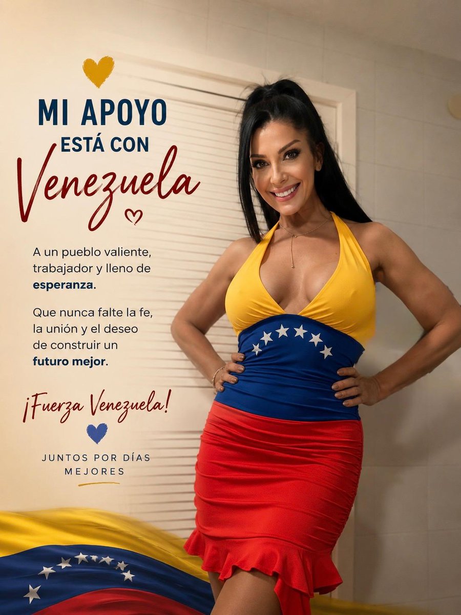 SpanishCougar's tweet photo. Ánimo VENEZUELA 🇻🇪

#venezuela #ApoyoTotal #fuerza https://t.co/5C75Zqugep