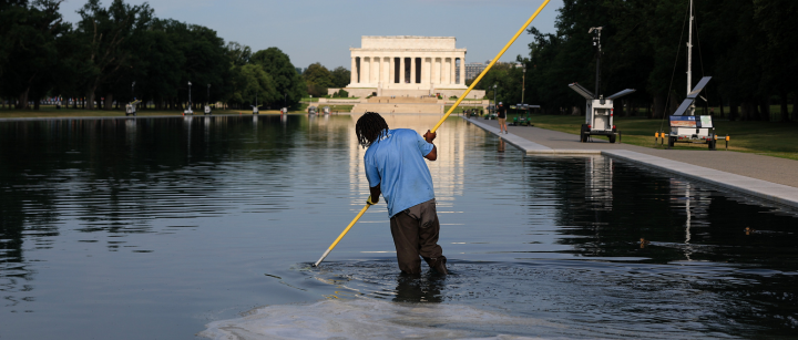 RightWingLiars's tweet photo. Trump’s Unsupported Claims About Reflection Pool Vandalism https://t.co/wIXoScDuLu #FactCheckPosts https://t.co/QOS9RYU5iI