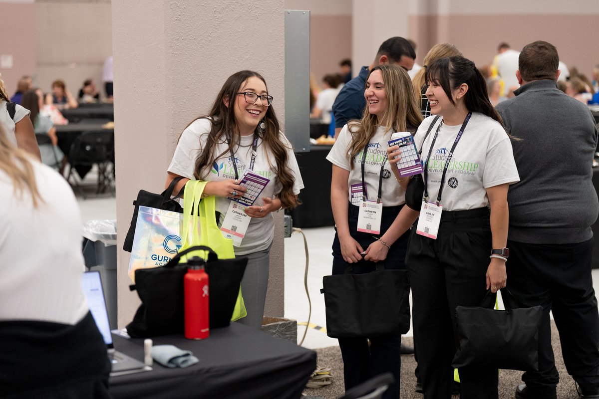 ASRT's tweet photo. The #ASRT26 expo hall is buzzing with energy as attendees engage with reps from top equipment companies and educational offerings! Learning is a lifelong journey; we're here to soak up all the knowledge! https://t.co/IVp4h6k7bZ