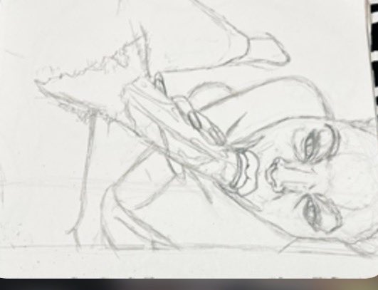 SirXavierXIX's tweet photo. @SimpTXDom_ So funny story, I was sitting back while sketching something else. Then had a brain blast moment. I went through one of my older sketchbooks and found the picture I sketched out be for I put it on my iPad. I had forgotten all about it. https://t.co/fIZE9bpHwe
