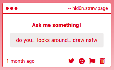 hld_0ff's tweet photo. just saw i got asked this, oops

i mean, yeah, sometimes, for fun. i don't post it publicly because i am too self conscious of my digital footprint https://t.co/QDLkNTMpCQ