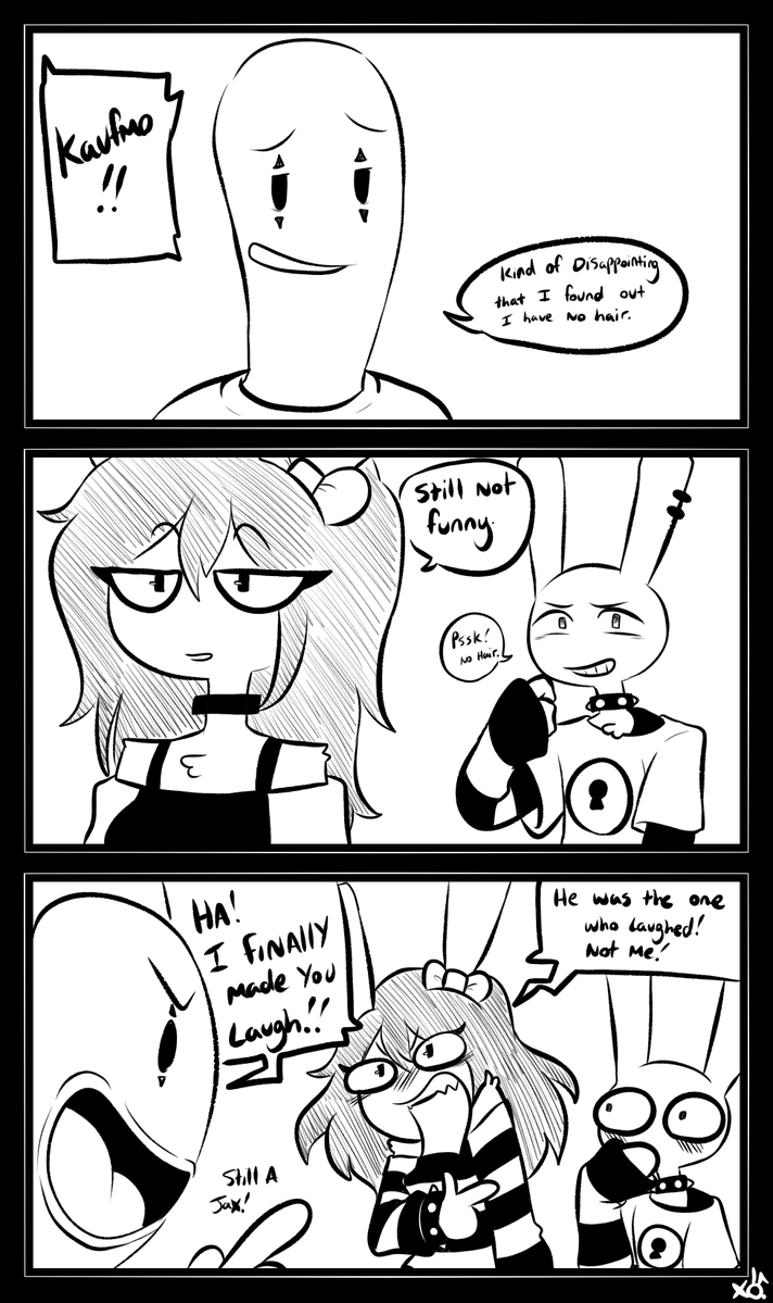 XObunny04's tweet photo. Double AU

Of course Ribbit is a bit...emotional about what happened.
ALSO KAUFMO!!! YEEEEAAAAAHHHH!!!
Sorry these pages took a bit. Busy.
I'll try to see if I can make more tonight, if not pages will come tomorrow.
Make sure to click the image to see the full comic.

13/?? https://t.co/2EnwAXdbDt