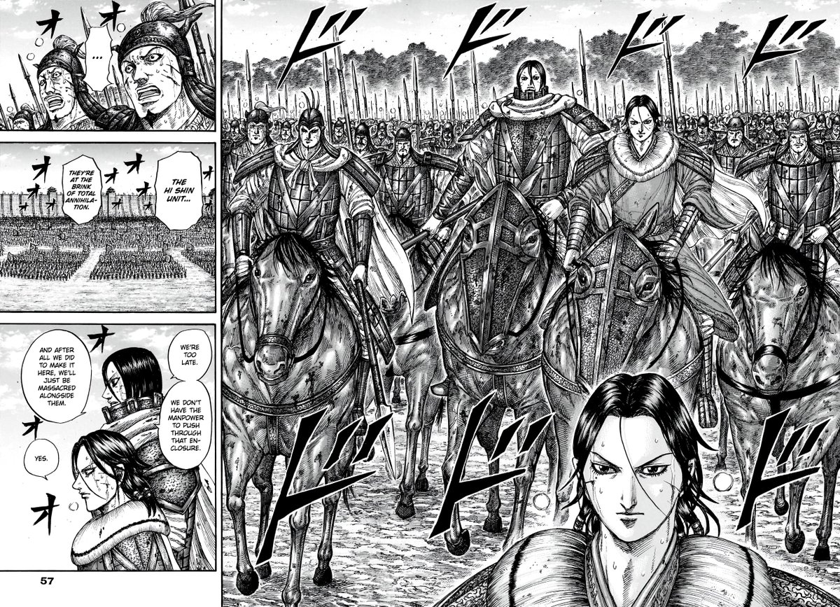 QinDynastyTeam's tweet photo. #Kingdom880

E pra fechar a tragédia, Mouten chegou em Kantan com um catado também.

No início do arco, ele enviou 10 mil pra Yotanwa, com as baixas dos dias de batalha e a divisão do exército agora, ele deve ter chegado com no máximo uns 20 mil, sendo que vai perder ainda mais+ https://t.co/m0jF2PWqiG