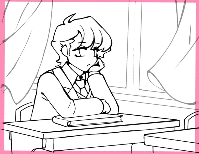 emerakii's tweet photo. i had the honour of doing sketch/line &amp; character design for this project as well as providing a lil bit of backing vocals !! （＾∇＾）🩷　

pls consider checking it out, the song is SOOOO cute and has been stuck in my head all week :3 🎲💕✨ https://t.co/rZFYe05NpR
