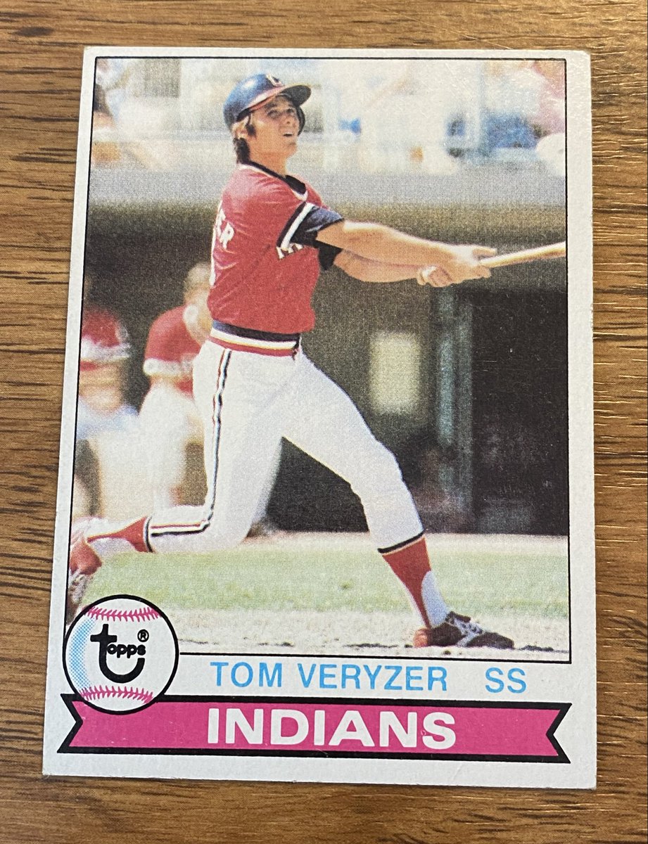 IndiansDay's tweet photo. 1979 Topps Tom Veryzer https://t.co/uN6VvAvtbY