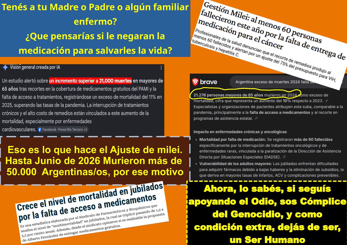 MarioDamiani5's tweet photo. @JMilei @LLA_Diputados @KarinaMileiOk @MenemMartin @diegosantilli Pero sin Argentinos, por lo menos vivos https://t.co/Uvtsfk1dj1