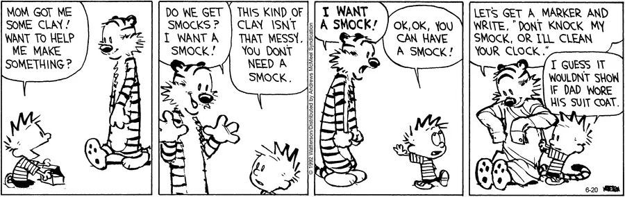 Calvinn_Hobbes's tweet photo. he wants the smock and he will not be reasoned with
#CalvinandHobbes #KidLogic https://t.co/jnkTk8NrcJ