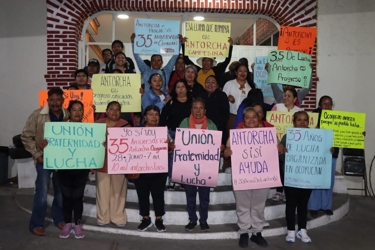 LorenaLeytoS's tweet photo. Felicidades compañeros 👏
#OcoyucanProgresaConAntorcha https://t.co/fvLZxYfw33