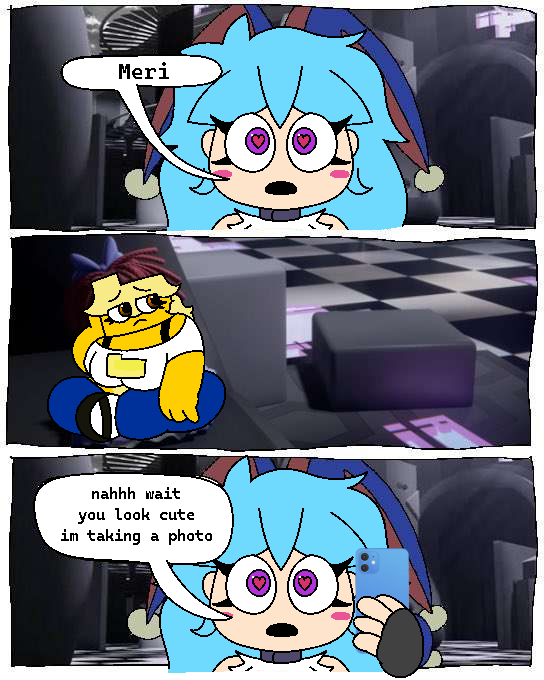 robby1scool's tweet photo. An untitled Skyblue and Timeline 3 Meri art meme
Og meme by @/noinimble
#Skybluefnf #Skyblue #FNFMeri #HimPentajon #BobsOnslaught https://t.co/QhHHbhheGp
