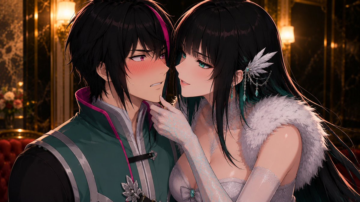 DragonTank1400's tweet photo. Sneak peak into my next Rewriting RWBY video. Nora has some competition as Melanie gets close to Ren. #rwby https://t.co/7QDcYnhWWK