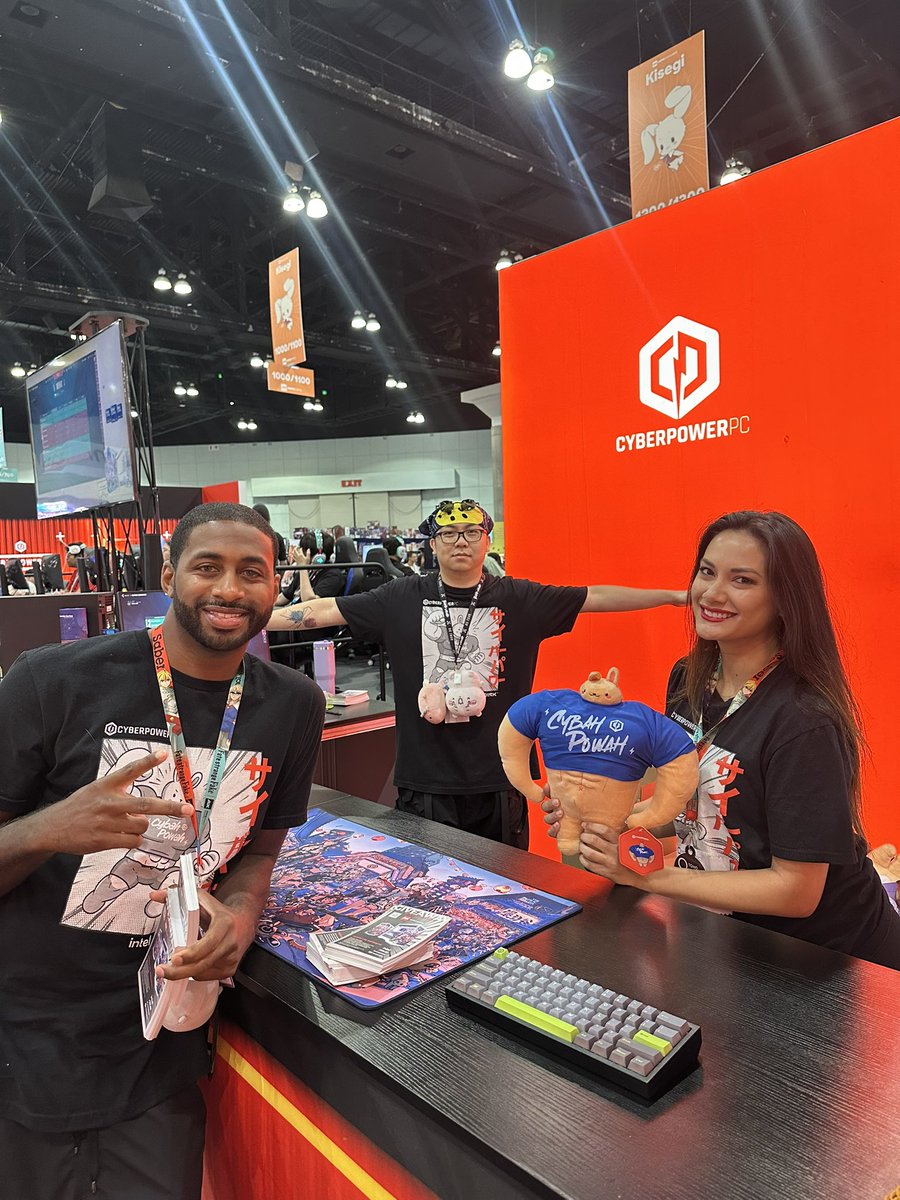 CYBERPOWERPC's tweet photo. #ThrowbackThursay to Anime Expo 2025🧡🌟 AX is only 1 week away!! Come stop by our booth SH-114🔥 #animeexpo #cyberpowerpc https://t.co/KUwNrHWAk6