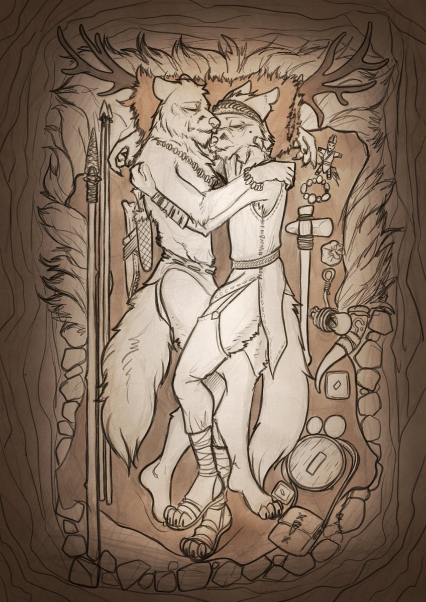 DanoGambler's tweet photo. Daily Doodle 286 "Send off"

"Despite all I've lived through, I'd do it all again to be with you. Now we dance together with The Moon in eternity."

Emotional piece, for SakaraFox. https://t.co/G61rCb0lys