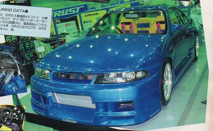 CarSighting's tweet photo. "TRUST flagship"

I saw a patina R33 post recently, and I agreed with the take. Never understood why this car stayed in the shadow of its siblings.

In 1995, Nissan took an R33 to the Nürburgring and came back with a 7'59" lap. Depending on where you stand, you can even call it the first production car to go under 8 minutes there.

That same year, Trust built the RX S-ROC on a first-year BCNR33. Full GRacer wide body, front-mount intercooler, RB26DETT prepared in-house. The car toured Japan as Trust's flagship demo, then made it to SEMA in 1998. It appeared in GTR Magazine the following year.