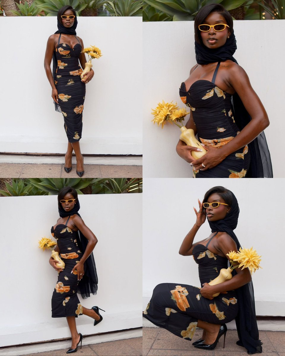 TYRISPRINT's tweet photo. olandria in cannes 🌻🦢

these looks have such a vintage, chic vibe to them. i’m obsessed! https://t.co/JxxzELIqB1