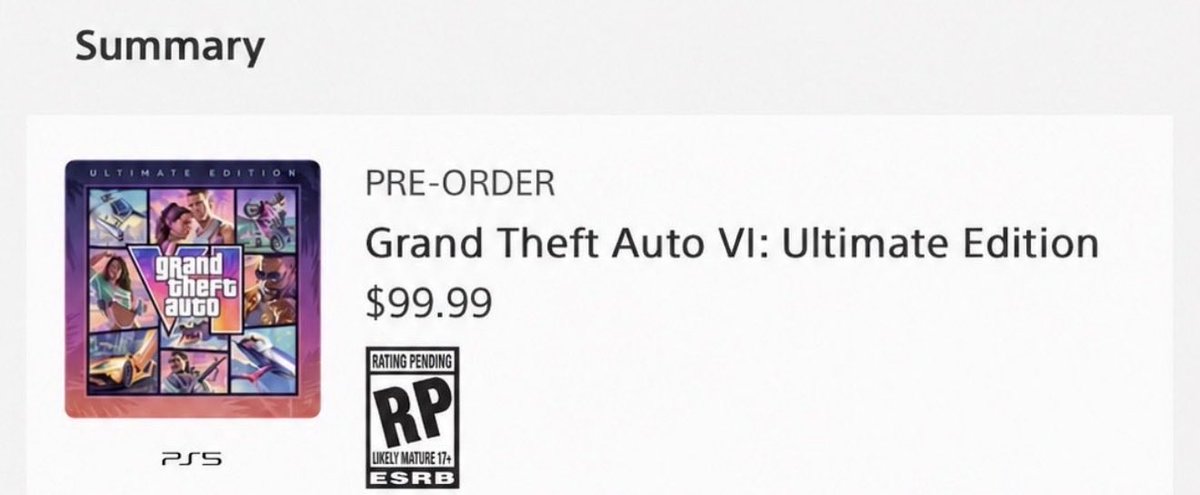 fihleetho's tweet photo. 🚨GTA VI GIVEAWAY 🚨 

I just pre-ordered GTA VI and I thought why not buy a copy for a homie on the TL, 

gift from the fih 

to qualify just drop a like and a comment and I’ll choose a winner tomorrow 

🐟 https://t.co/FLgJFczcVA