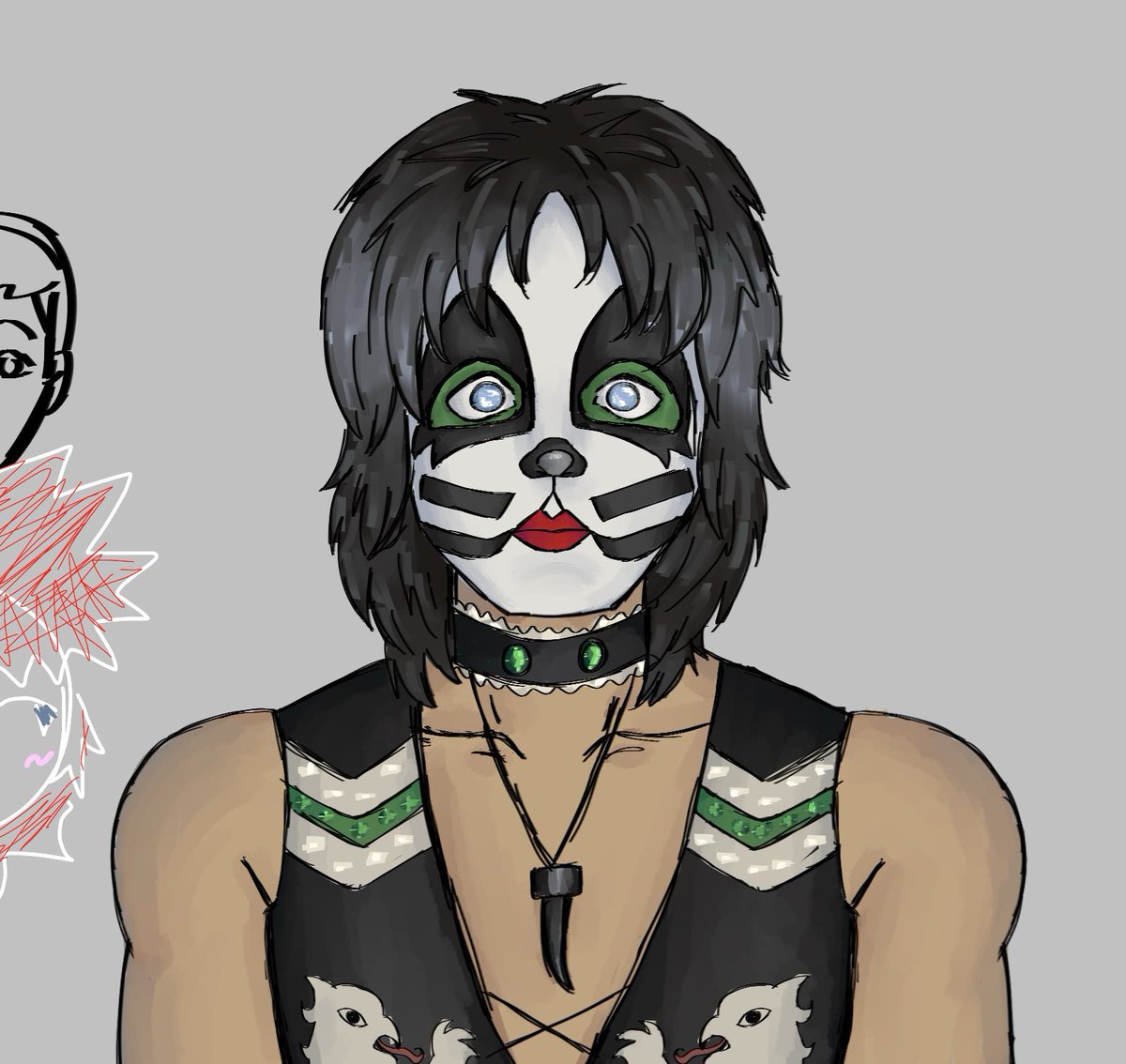 Avian_kai's tweet photo. Giggles.. Eric Singer art
#kiss #fanart #art #flashbang #meme https://t.co/z9OXwQ4AiX