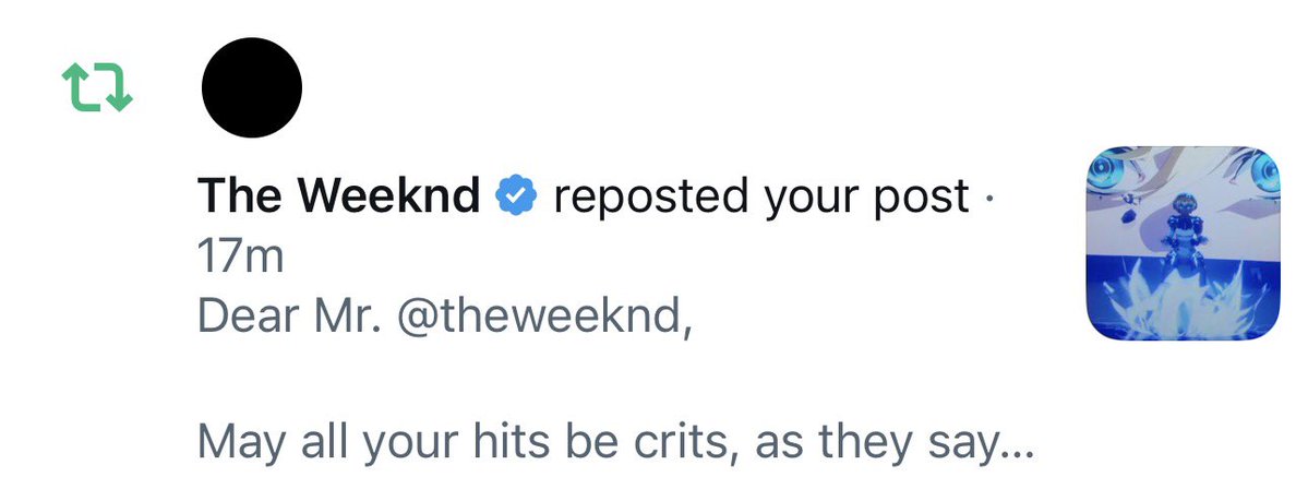 DawnMBennettVA's tweet photo. Oh what?! Thanks so much, @theweeknd! Hope you enjoy the game and have fun in Germany!!! 💛💛💛 https://t.co/NLsMRgeKax