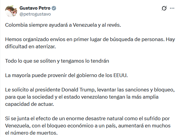 cuatrolenguas's tweet photo. @VickyDavilaH No sea miserable, no desinforme más. El que no lo ha hecho es Milei, por cierto. https://t.co/ZQPvt0ayFZ