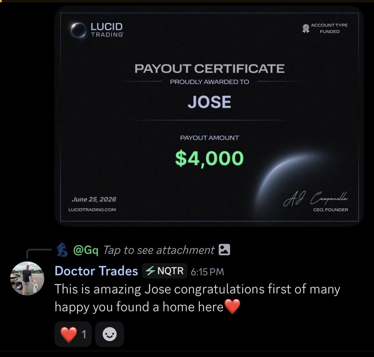 DoctorTrades1's tweet photo. Messages like this is what make teaching worth it. Is the money nice of course, but this is really what means the world. https://t.co/jUoM5kxVOc