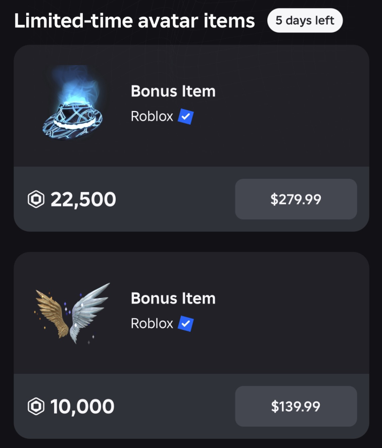 eightDOTcx's tweet photo. Roblox support is warning users trying to get a refund on items THEY PAID FOR but never received...

Roblox released 2 new bonus items, failed to deliver them after purchase, and warned customers who contacted support asking about their missing items.

Has anyone else experienced the pure incompetence from @Roblox support?

#Roblox #RobloxDev #RobloxMemes @Roblox @Roblox_RTC @SharkBloxYT @KreekCraft