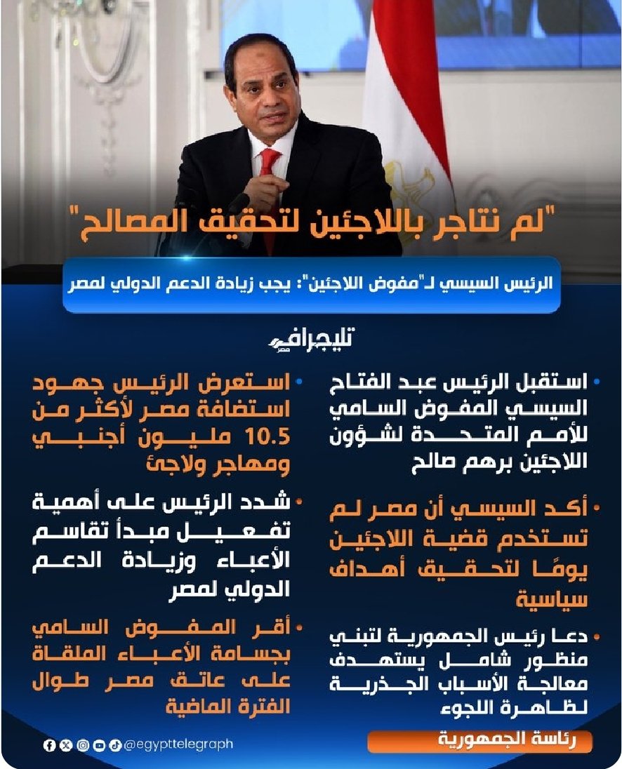 Wak75053Wakeel's tweet photo. فعلآ لم نتاجر باللاجئين، 
إحنا دمرنا بلدنا علشان عيون اللاجئين‼️
إحنا اقتصادنا منهار والتضخم سحق الشعب بس بندمج اللاجئين🙄
إحنا ضحينا بالشعب علشان اللاجئين يعيشوا في مصر😡 https://t.co/th0lr76ALo