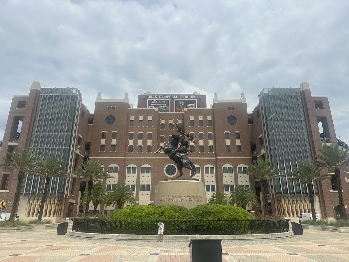 LandonHall2029's tweet photo. Made a stop at @FSUFootball today while headed down to Naples. Excited to compete at @FBUcamp TopGun this weekend. 

@RecruitCelinaFB @CoachCastles @Coach_Grayson21 @CoachBindel https://t.co/NKfTexTjNL