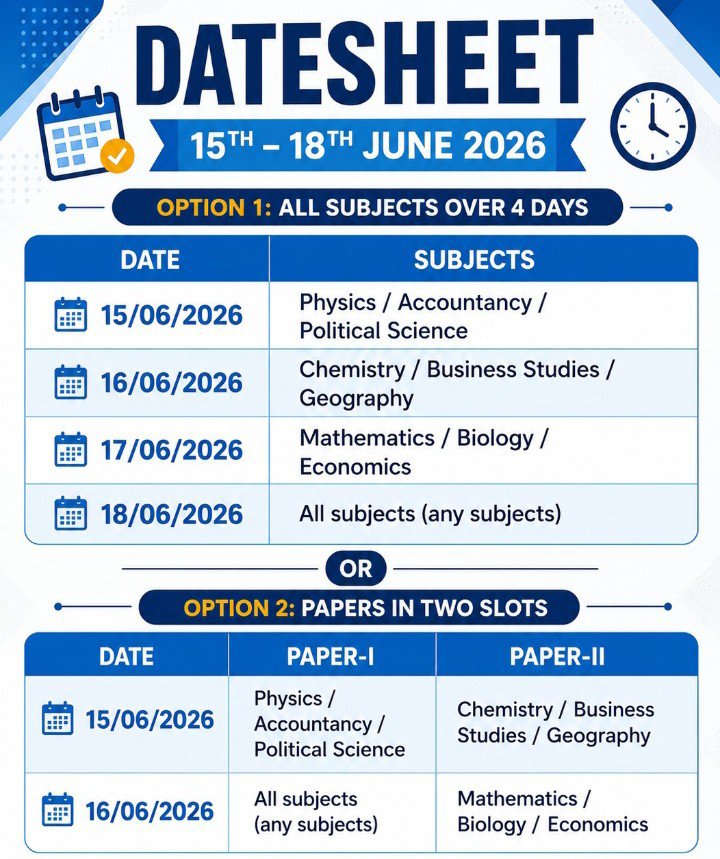 Rahul113372's tweet photo. @TheAnuragTyagi @cbseindia29 @aajtak @ABPNews @ANI @BBCBreaking @IndiaToday @ndtv @PTI_News @indiatvnews @indiatv @htTweets Best way to conduct Supplementary exam 2026 for 
Class 12.

@cbseindia29 
@EduMinOfIndia 
@PMOIndia 
@narendramodi 
@dpradhanbjp 

@TheAnuragTyagi https://t.co/8J6pciiXxX