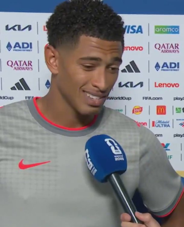 AdriRM33's tweet photo. 🗣️ Jude Bellingham: "Estoy muy FELIZ con los goles de Kylian Mbappé y Vinícius.

Estoy muy feliz por ellos DOS." 🥹🤍 https://t.co/QZq5rVjXEL