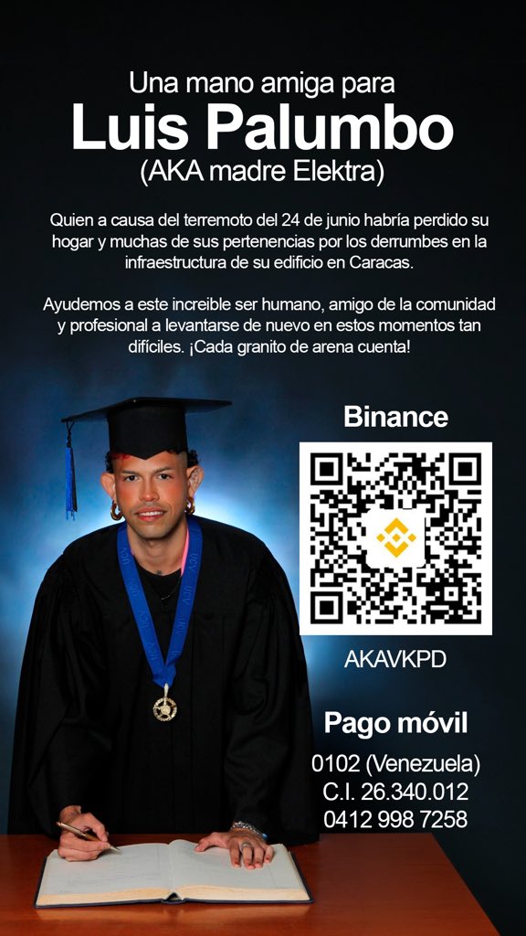 GoldenReyy's tweet photo. Para los que lo conocen saben el increíble ser humano que es Elektra, y hoy necesita de nuestra ayuda ❤️🥺😓 gran amigo de la comunidad que arropaba a todos en su hogar, ayer lo perdió 💔🙏 RT https://t.co/2P5EPV2tQY