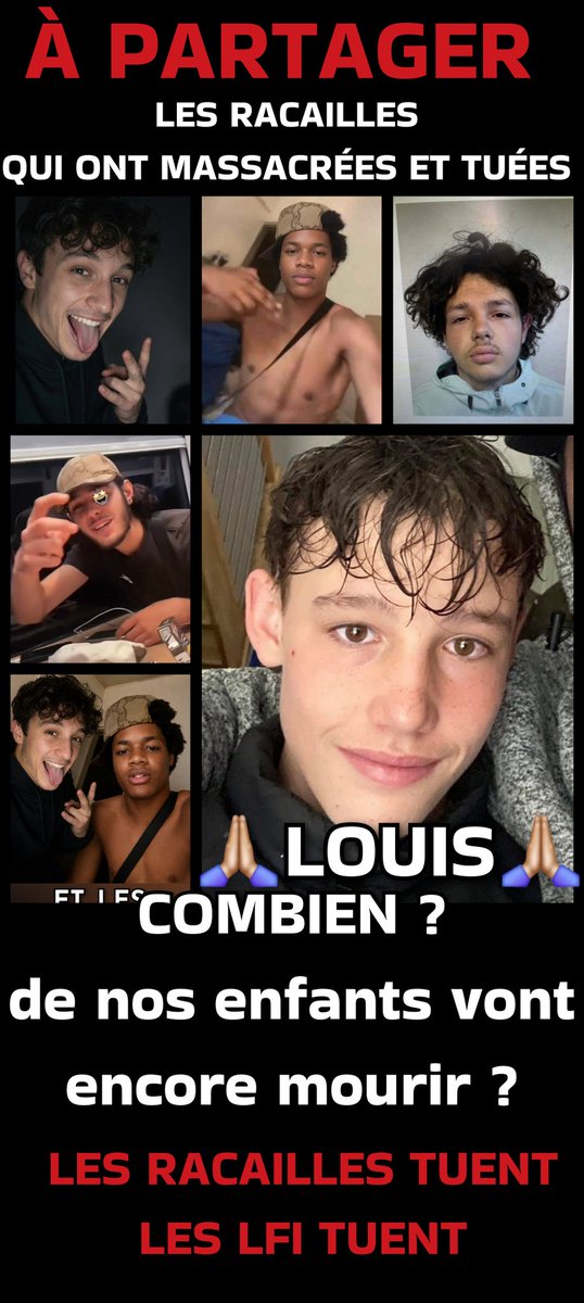 GaudinDesi746's tweet photo. essage important adressé aux collabos de @TF1 !
Vous avez bien insisté avec vos prénoms bien français en les énumérant avec délectation... 
Vous auriez dû montrer les photos avec vos prénoms ? 
POURQUOI PAS LES PHOTOS ? 
Je vous les mets au cas où vous ne les auriez pas vus ? https://t.co/tj1t75ctaU