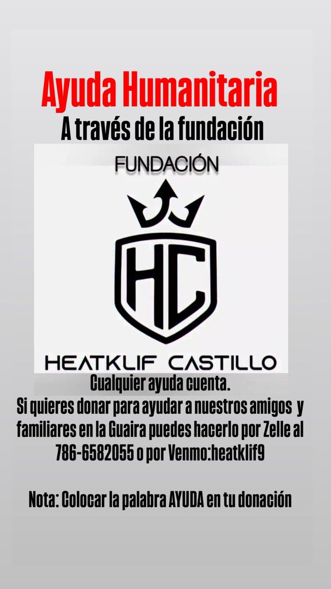 UrdanetaKev's tweet photo. Heatklif Castillo, oriundo de La Guaira, y ex futbolista del Caracas FC, Deportivo Lara, La Guaira, Monagas SC, Aragua FC, Llaneros, etc, pide ayuda a través de su Fundación Heatklif Castillo. 

Un tipo que en cada momento está buscando ayudar en su La Guaira natal. Dale RT. 🇻🇪🙏 https://t.co/ShuflM2EEy