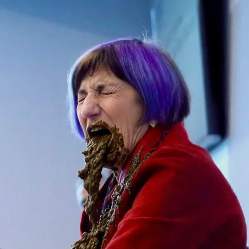 Dpr06424's tweet photo. @rosadelauro As Dr Seuss wrote, oh old lady with the head of blue, that is clearly shit that you spew!!!!!!! https://t.co/9J10zcHewk