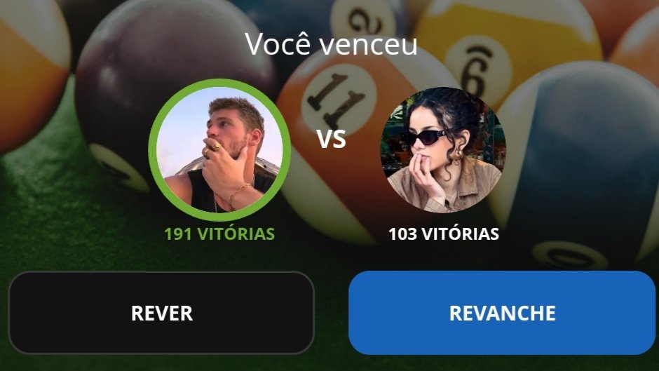 DAM06VAN's tweet photo. — Mas continua tentando. Em algum momento eu deixo você ganhar uma... Talvez.

O sorriso provocador permaneceu enquanto começava a organizar as bolas para a próxima partida, satisfeito demais com a sequência de vitórias para esconder o bom humor. https://t.co/mohqhHMMD7