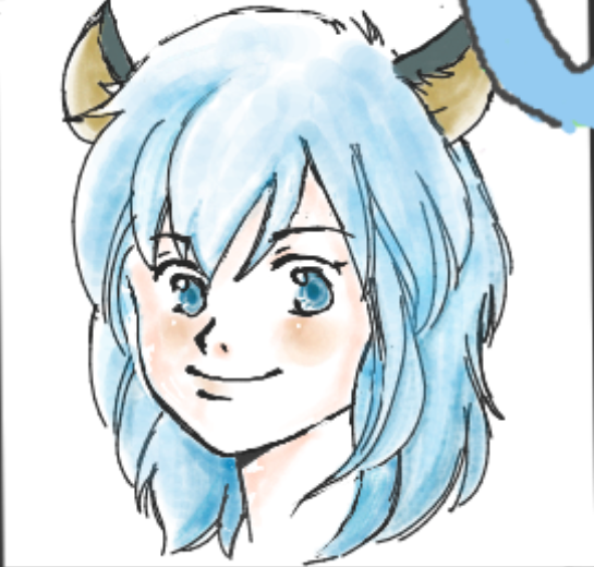 Polished Watercolor Kemomimi Portrait