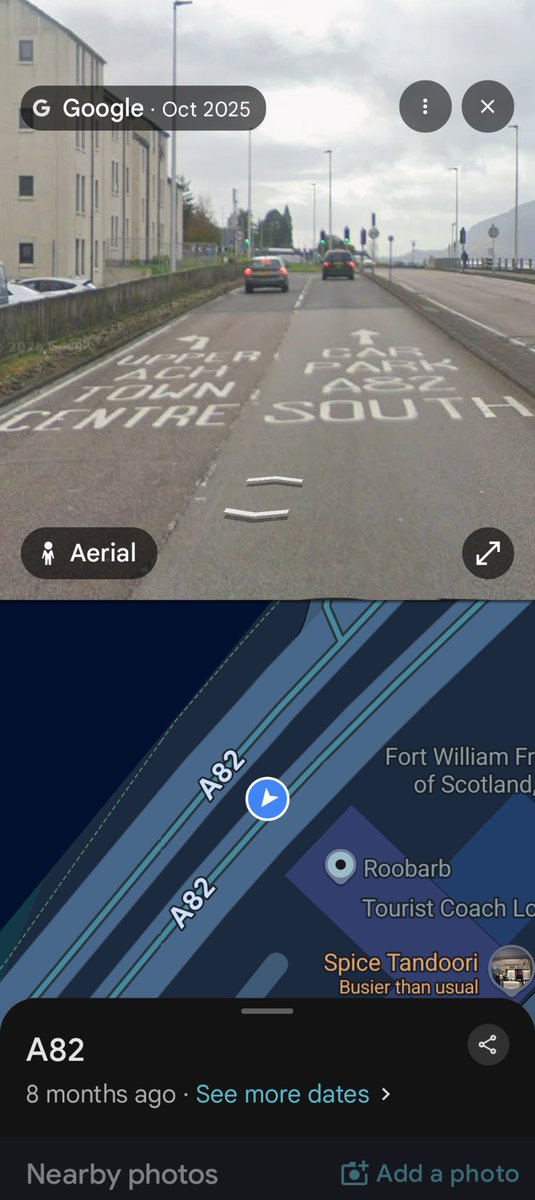 the_ex_engineer's tweet photo. @DaveTae3 @thejohnbergen @iSlimfit You obviously haven't driven that road.

I've spent at least six weeks there every year for the last decade, so I know it well. The road markings on the approach are exceptionally clear.

The HGV was doing everything right. The camper was doing everything wrong. https://t.co/zourbzGFO6