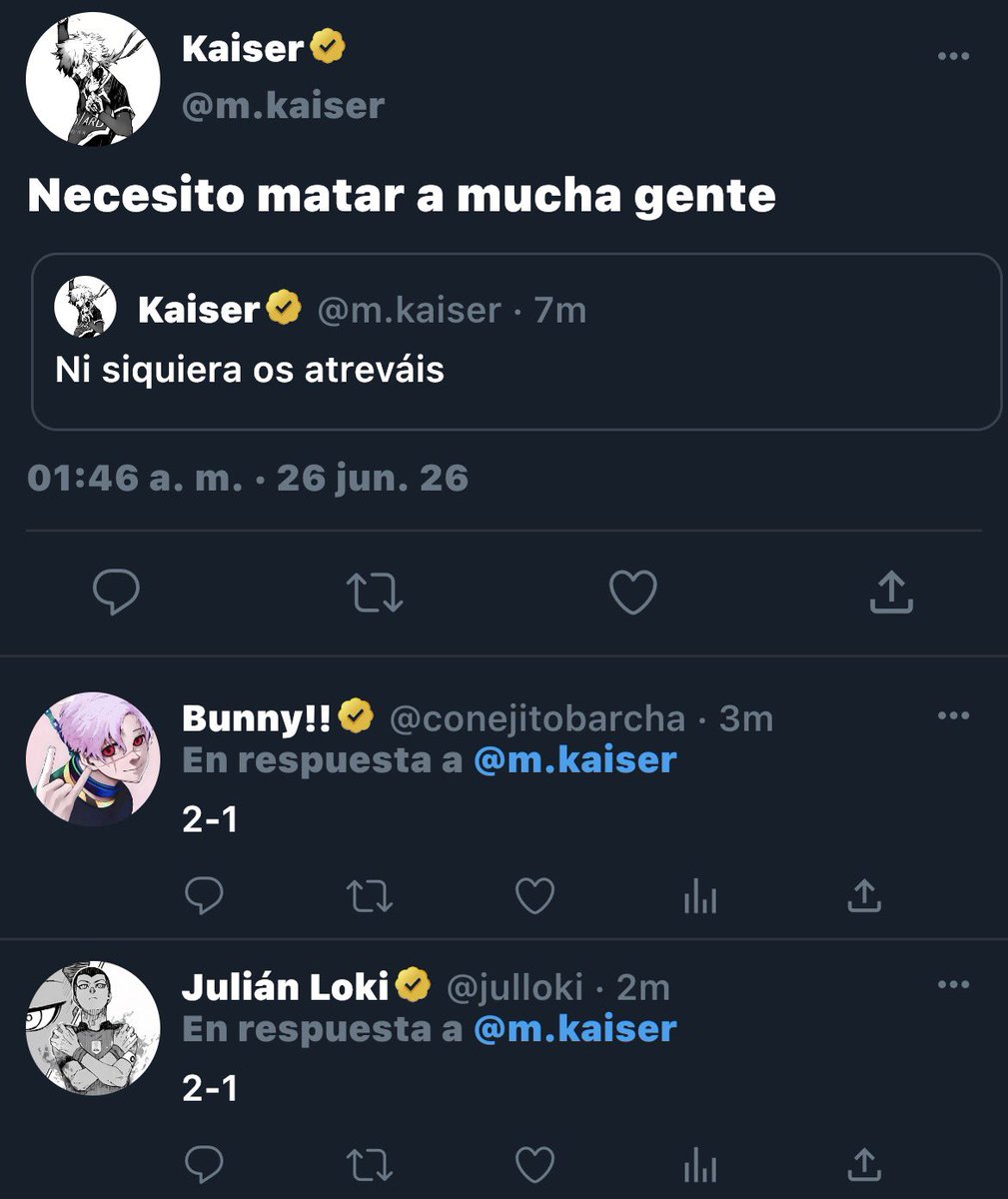 Phoenix_Natt's tweet photo. Chicos se filtró el cómo reaccionó Kaiser ante el partido que Alemania perdió contra Ecuador omg 

#bllk #bluelock https://t.co/0IXlAIcCkd