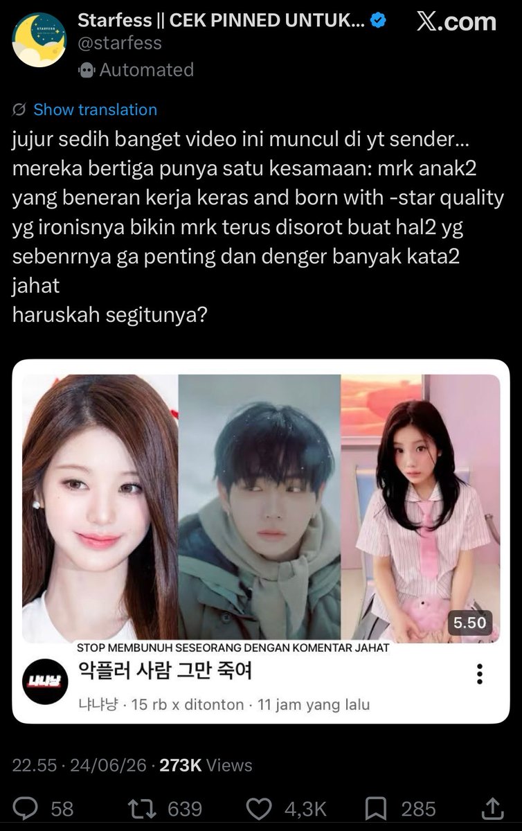 pokkumon's tweet photo. menfess yg bagus. tapi jangan lupa dalam sehari pernah ada lebih dari 50 menfess dikirim buat ngedrag wonhee &amp; illit dengan komen full nyumpahin illit. sampe hari ini starfess ciut nyali ga berani ngereveal sendernya. https://t.co/tt741ltMXV