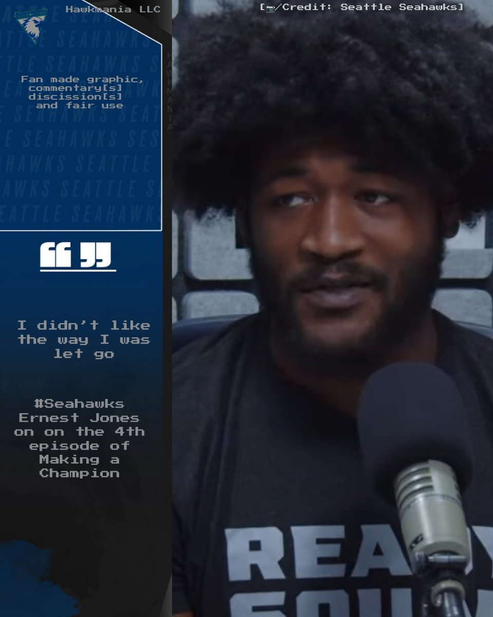 hawkmania4's tweet photo. #Seahawks Ernest Jones on the showdown against the #Rams and what it means to him:

"Early on, they were kind of everything. I put so much into beating them. Leaving from a previous team, there becomes some animosity [every player does this, Ram fans] towards them. But I learned it's a game, it's a business, and that's just what comes with it. I do love beating them every time we do

Also says this about connectiveness:

"People don't see what we do off the field in OTAs. Yeah, we were here shadow boxing all the time, but we were at each other's homes. I don't grill, but I grill time to time, but I don't want to sit there and grill in front of these guys. I'm having to grill for these guys and do certain things. They are bringing me up from my comfort zone, and I think that is what we did, we just got to know each other and got to truly, really love one another. It's a powerful thing when you can put that in a football team, into a game plan, and see what happens."

via Seattle Seahawks