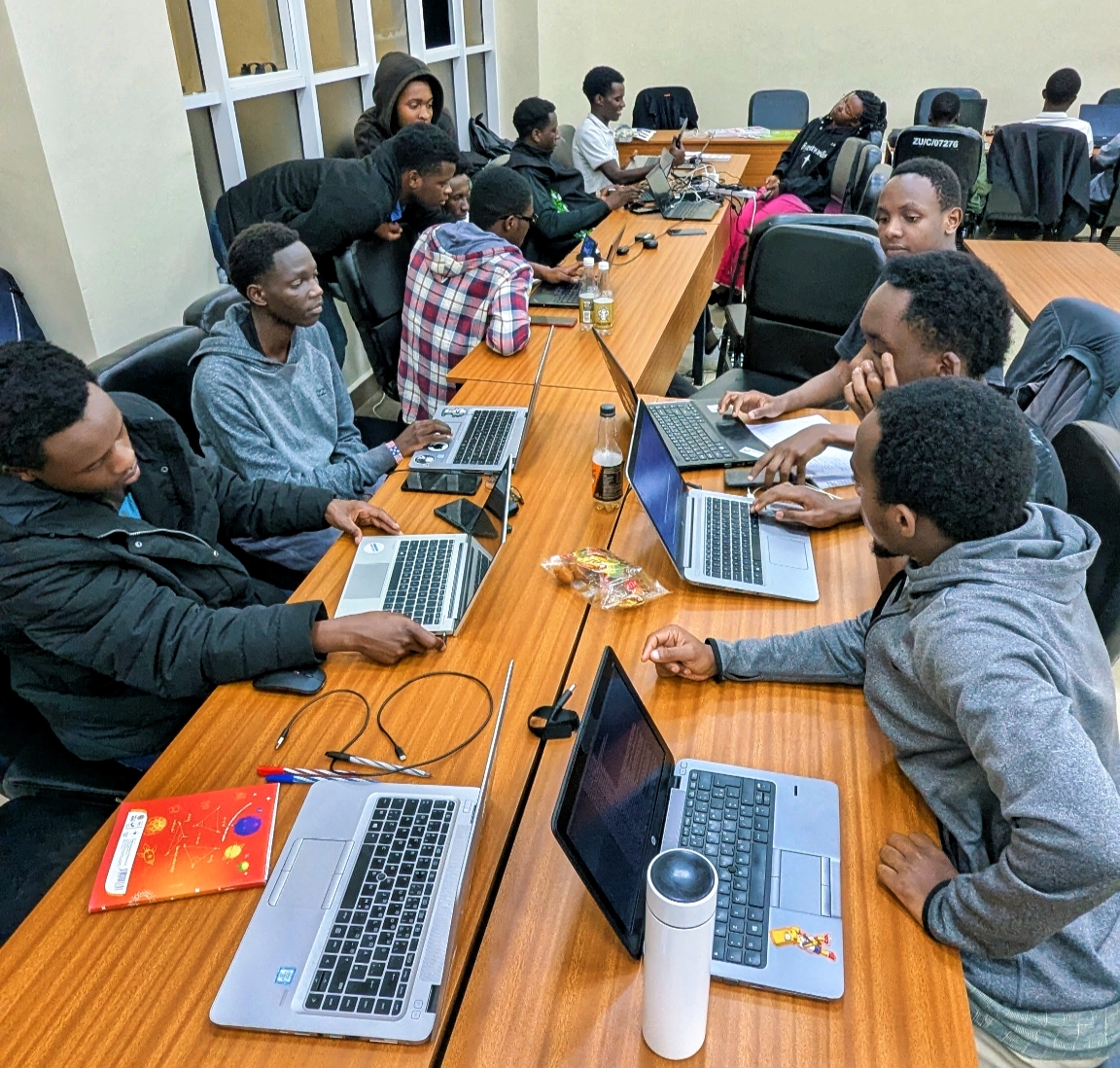 TimothyKip69500's tweet photo. 6PM to 6AM. 12 hours. One shipped product. 🕒Just wrapped HackDay: Build with Gemini @MLHacks x @Google  built StressBot, a TypeScript AI chatbot powered by Gemini for stress management.The Atomic Habits on the table was doing nothing for us at 3AM ngl 😂But we shipped. https://t.co/OQUkHrMdOV